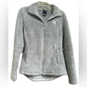 The North Face Fleece Jacket Women’s S/P Gray Full Zip Gorpcore Minimalist‎ Cozy
